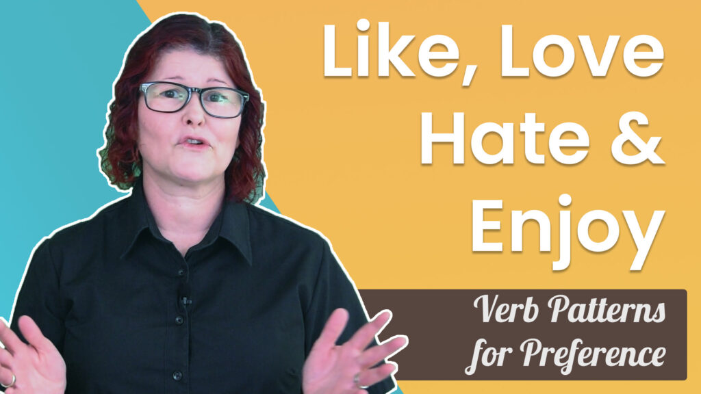 Verb Patterns for Preference