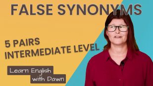 False Synonyms (Intermediate Level)