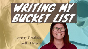 Writing My Bucket List